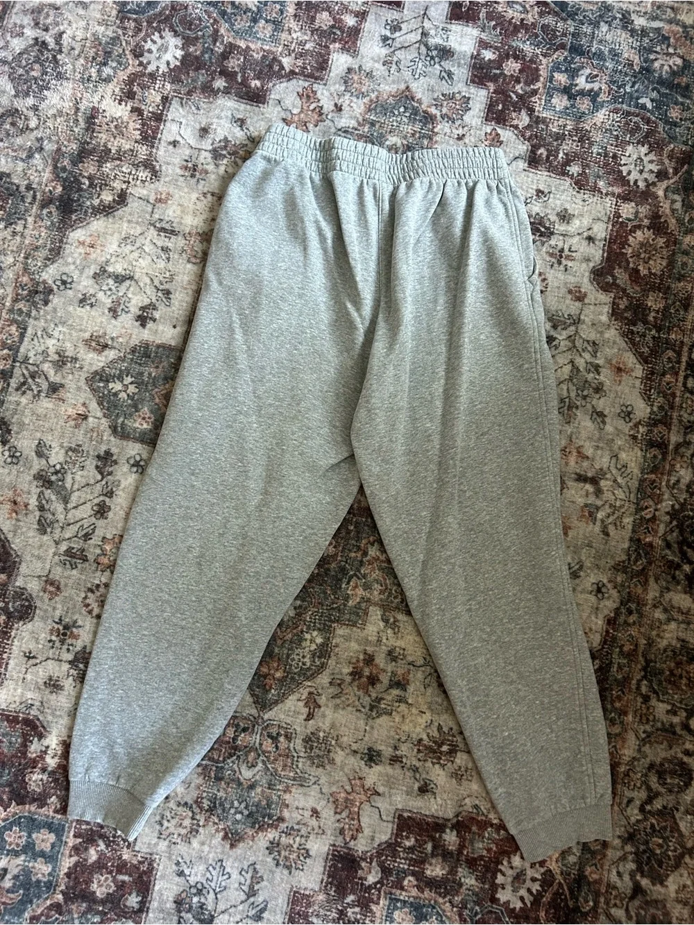 Nike Kids Heather Gray Fleece Joggers